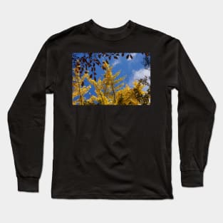 golden gingko tree Long Sleeve T-Shirt